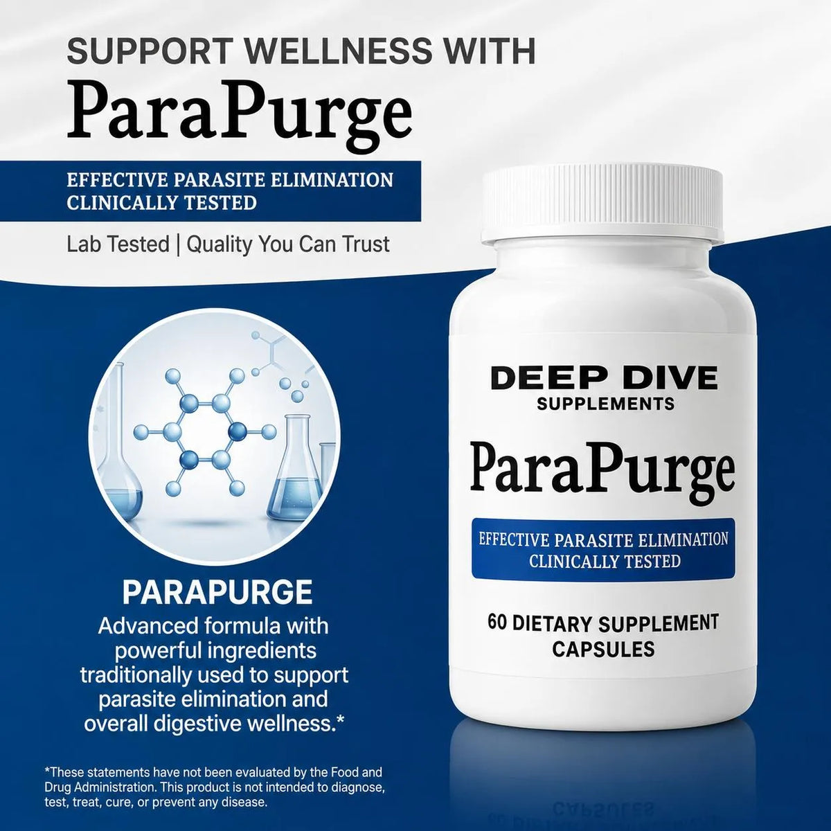 ParaPurge: Ivermectin & Fenbendazole, 99% Purity