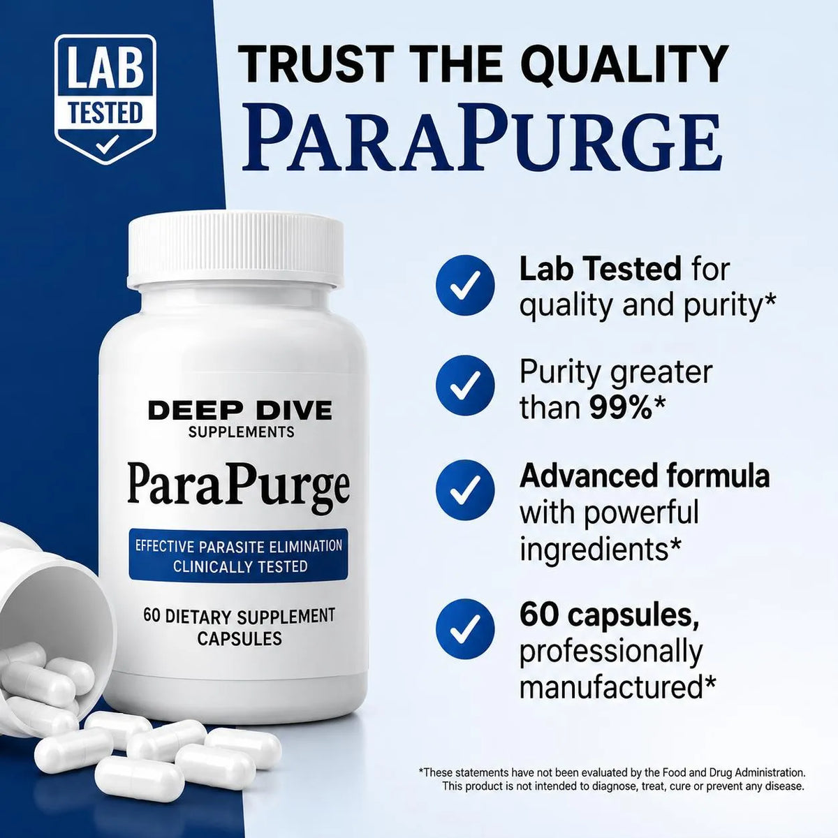 ParaPurge: Ivermectin & Fenbendazole, 99% Purity